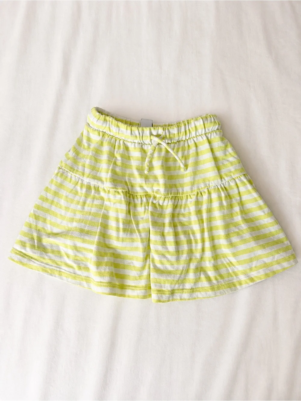 Old Navy Striped Toddler Girls Skort Size 2T | Green & White